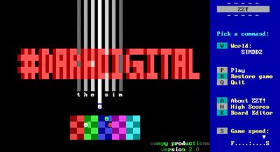 #Darkdigital: The Sim - Screenshot - Game Title (null) - 640x350