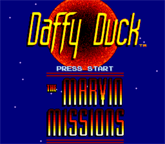 Daffy Duck: The Marvin Missions Redux - Screenshot - Game Title (null) - 256x224