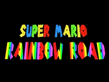 Super Mario Rainbow Road - Screenshot - Game Title (null) - 320x240