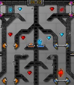 Fireboy And Watergirl 4 In The Crystal Temple - Screenshot - Gameplay (World) - 288x332