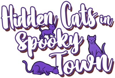 Hidden Cats in Spooky Town - Clear Logo (null) - 3165x2160