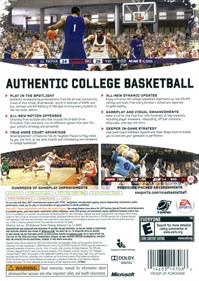 NCAA Basketball 10 - Box - Back (North America) - 1543x2175