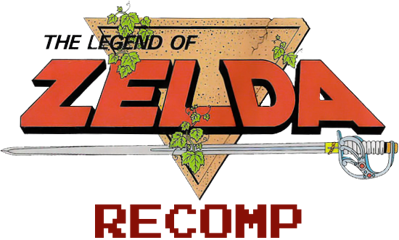 The Legend of Zelda Recomp - Clear Logo (null) - 550x331