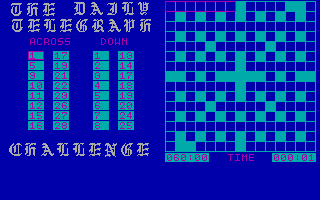 Illustration of The Daily Telegraph: Computer Crossword Challenge