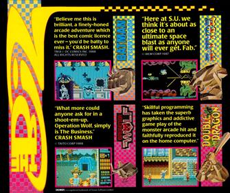 The Biz (Ocean Software) - Box - Back (Europe) - 1371x1150