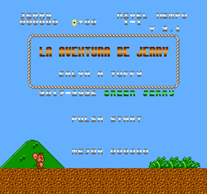 Jerry's Adventure: Save Tuffy - Screenshot - Game Title (Spain) - 256x240