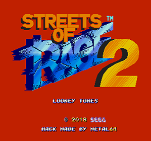 Streets of Rage 2: Looney Tunes Edition - Screenshot - Game Title (United States) - 256x240