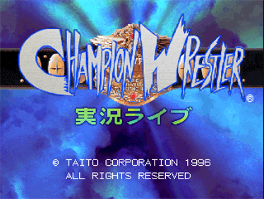 Champion Wrestler - Screenshot - Game Title - 640x480