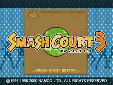 Smash Court 3 - Screenshot - Game Title (Japan) - 320x240