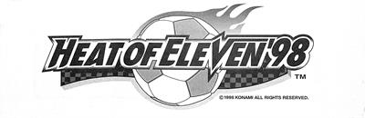 Heat of Eleven '98 - Arcade - Marquee (null) - 2322x755