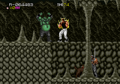 Bad Dudes vs. Dragon Ninja: Burger Edition - Screenshot - Gameplay (World) - 320x224