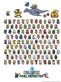 Final Fantasy I-VI Pixel Remaster Collection - Advertisement Flyer - Front (null) - 900x1200