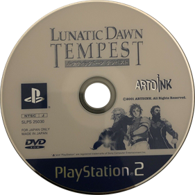 Lunatic Dawn Tempest - Disc (Japan) - 1360x1356