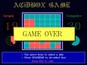 Acidbox Game - Screenshot - Game Over (null) - 640x480