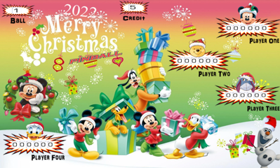 Mickey Mouse Happy Chrismas 2022 - Arcade - Marquee (null) - 1262x759