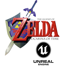 The Legend of Zelda: Ocarina of Time: Unreal Engine Remake - Clear Logo (null) - 2405x2595