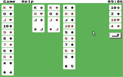 Solitaire (WebFritzi) - Screenshot - Gameplay (null) - 320x200