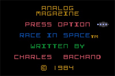 Race in Space - Screenshot - Game Title Image