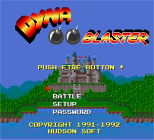 Dyna Blaster - Screenshot - Game Title Image