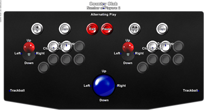 Country Club - Arcade - Controls Information Image