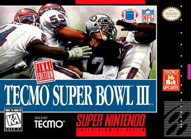 Tecmo Super Bowl III: Final Edition - Box - Front Image