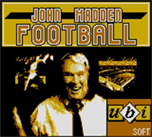 John Madden Football '93 - Screenshot - Game Title Image