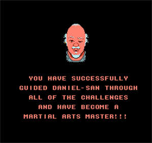 The Karate Kid - Screenshot - Game Over Image