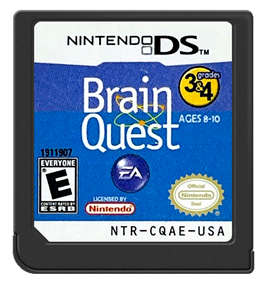 Brain Quest Grades 3 & 4 - Fanart - Cart - Front Image