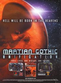 Martian Gothic: Unification - Advertisement Flyer - Front Image
