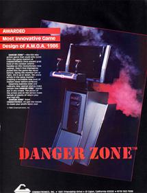 Danger Zone - Advertisement Flyer - Front Image