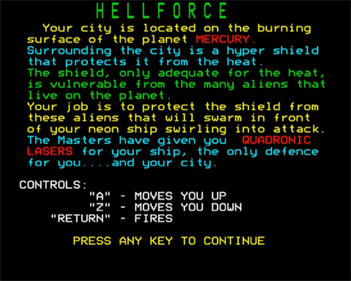 Hellforce - Screenshot - Game Select Image