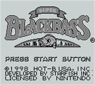 Super Black Bass - Screenshot - Game Title Image