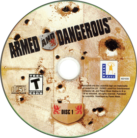 Armed and Dangerous - Disc Image