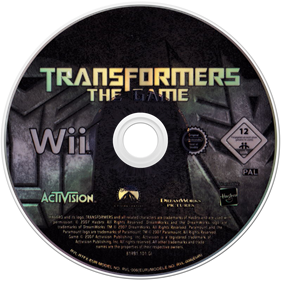 Transformers: The Game - Disc Image