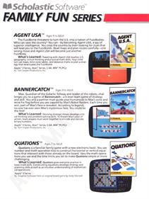 Agent USA - Advertisement Flyer - Back Image