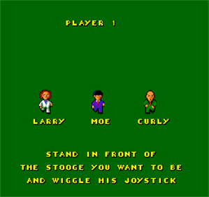 The Three Stooges - Screenshot - Game Select Image