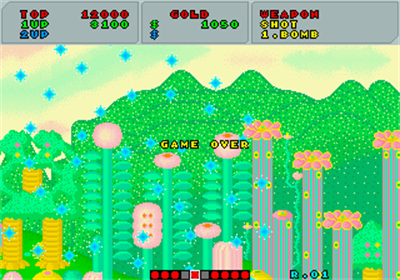 Fantasy Zone - Screenshot - Game Over Image