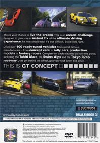 Gran Turismo Concept: 2002 Tokyo-Geneva - Box - Back Image