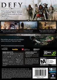 Assassin's Creed IV: Black Flag - Box - Back Image