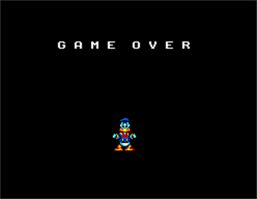 The Lucky Dime Caper starring Donald Duck - Screenshot - Game Over Image