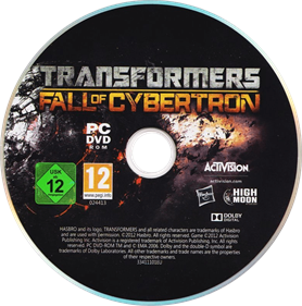 Transformers: Fall of Cybertron - Disc Image