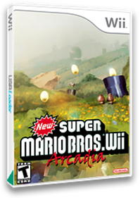 New Super Mario Bros. Wii Arcadia - Box - 3D Image