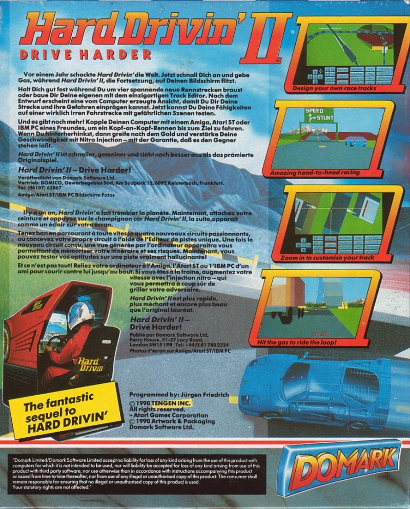 Hard Drivin' II Images - LaunchBox Games Database