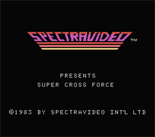 Super Cross Force - Screenshot - Game Title Image