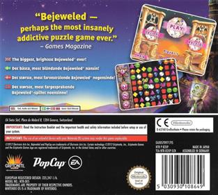 Bejeweled 3 - Box - Back Image