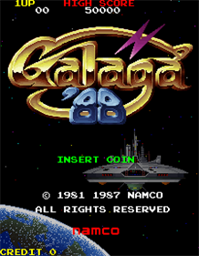 Galaga '88 - Screenshot - Game Title Image