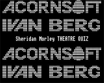Theatre Quiz  - Screenshot - Game Title Image