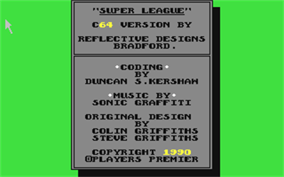 Super League - Screenshot - Game Title Image
