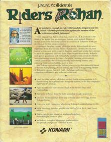 J.R.R. Tolkien's Riders of Rohan - Box - Back Image