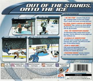 NHL 2001 - Box - Back Image